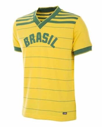 Gul Brazil 1984 Retro Football Shirt Stock - Copa Football Shirt