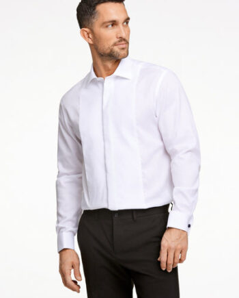 Hvid Tuxedo Shirt - Lindbergh Shirt  - 5714398702938