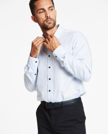 LIGHT BLUE 1927: Structure Shirt - Lindbergh Shirt  - 5714391444200