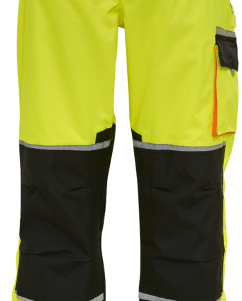 Sort Vis Bukser 082404r Gul Str - Elka Jeans  - 5706219191878
