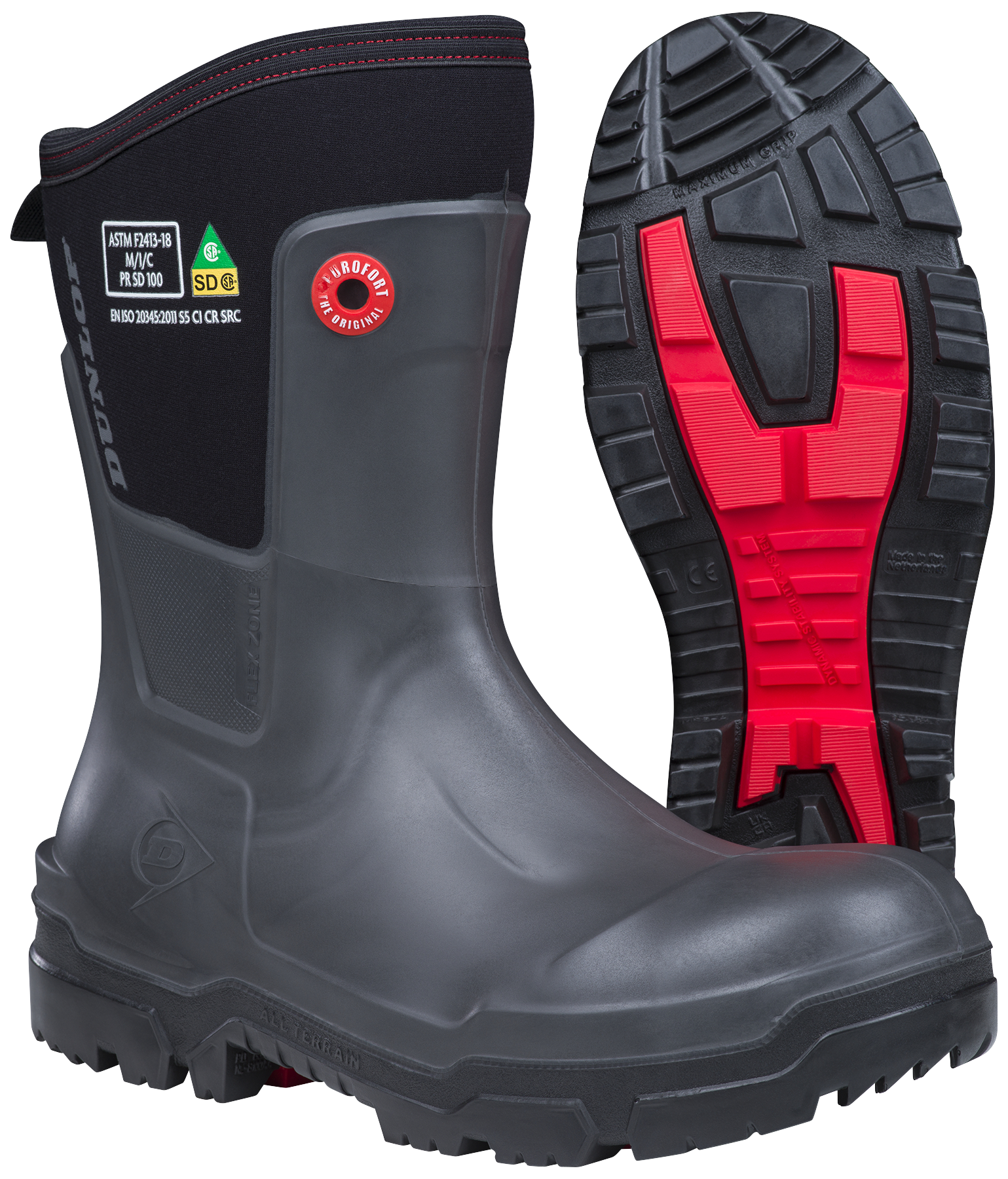Dunlop Craftsman Sikk Gummistøvle 962814 - Dunlop SkoSneaksers  - 8713197051350