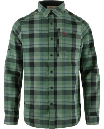 Grøn Fjallraven Mens Fjallglim Shirt Deep Patina Dark Navy 679 555 - Fjällräven Shirt  - 7323450928025