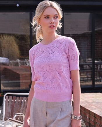 Pink Skovhuus Kvinde Esther Shirt Candy - Skovhuus Shirt  - 5711419429638