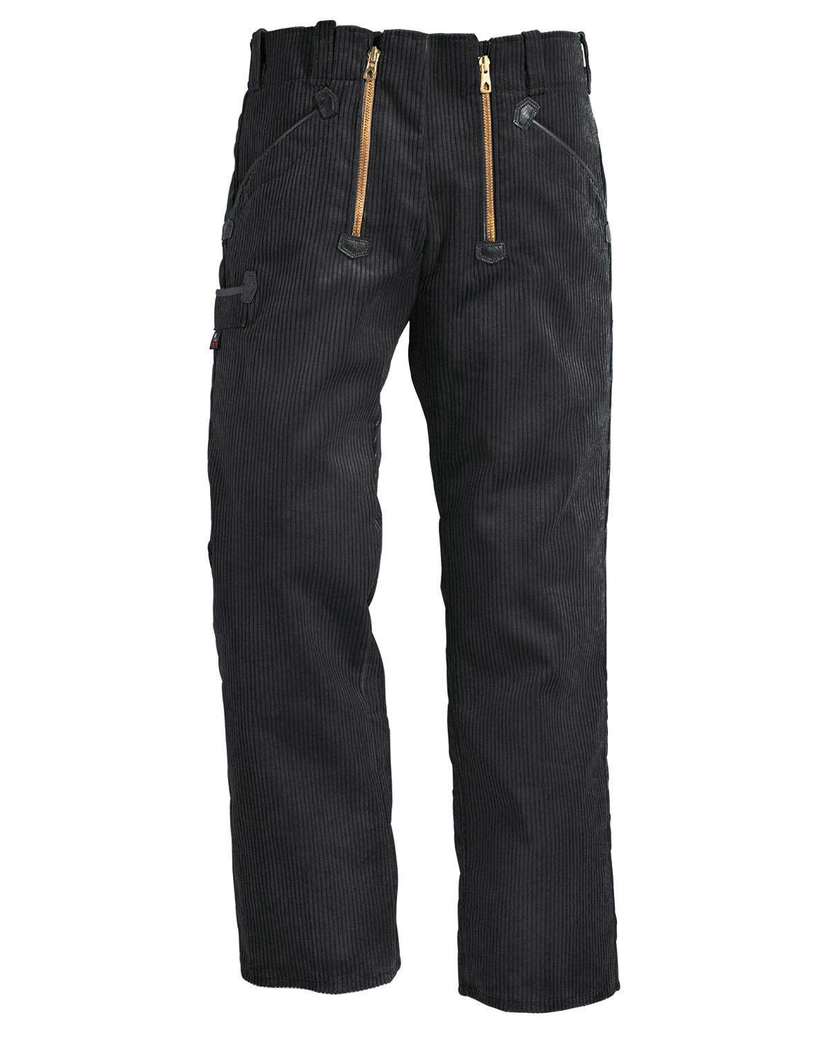Sort Fhb Artur Naver Bukser Fløjl W36 L36 102 - Fhb Jeans - 4030646047349