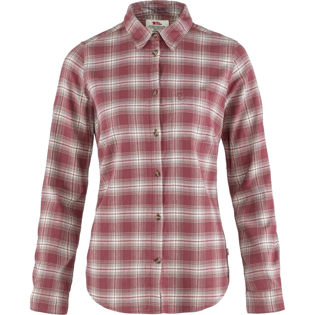 Lilla Fjallraven Womens Vik Flannel Shirt Rød Mesa Purple Fog 410 021 Medium - Fjällräven Shirt  - 7323450729721