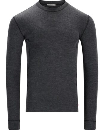 Grå (MARENGO) Aclima Mens Warmwool Crew Neck Shirt Grå Marengo Xxx Large - Aclima Shirt  - 7034041148714