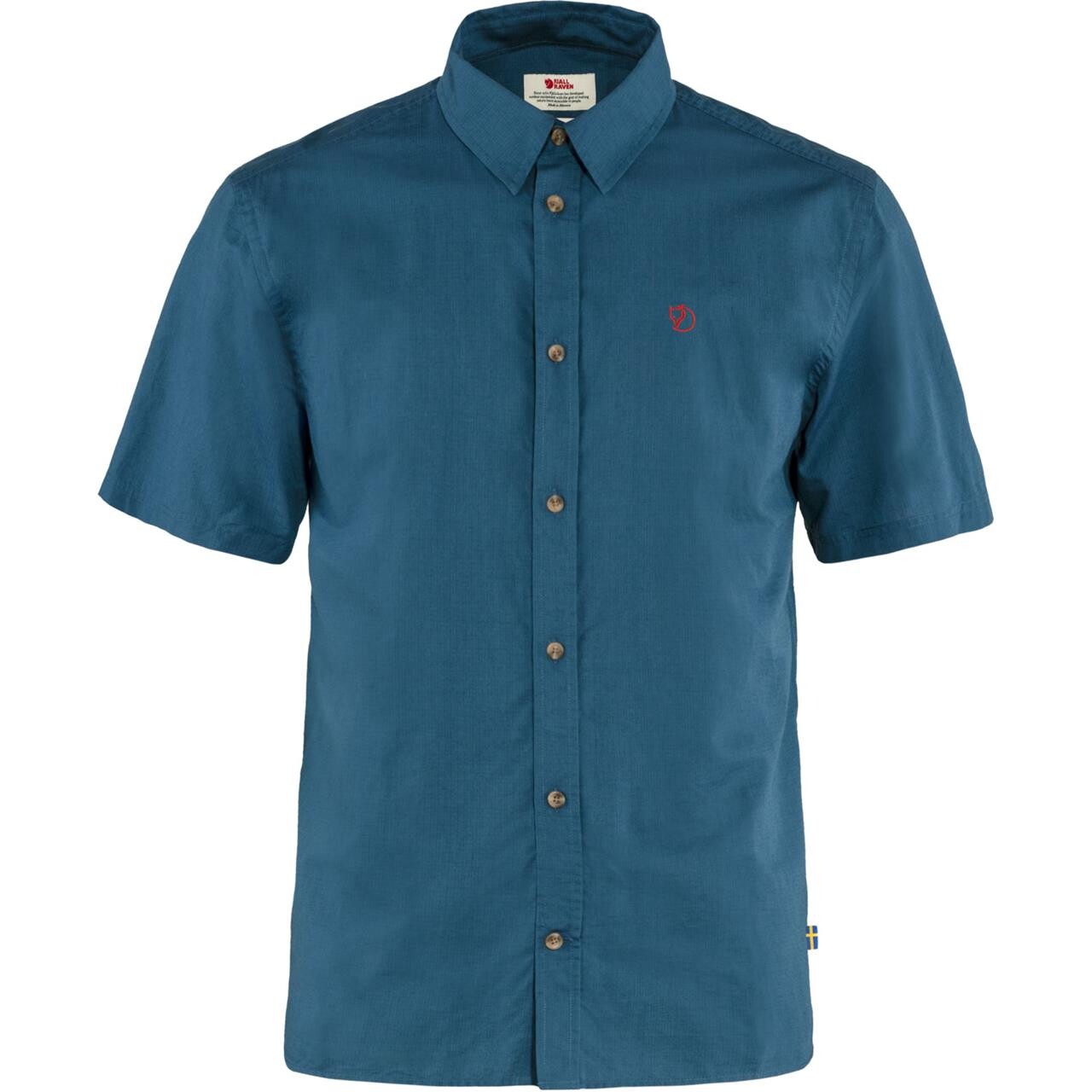 Blå (UNCLE BLUE Fjallraven Mens Vik Lite Shirt Blå Uncle Blue 520 Medium - Fjällräven Shirt - 7323450686789