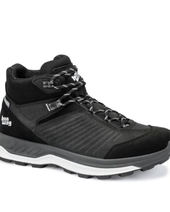 Sort Hanwag Mens Bluestrait Black Light Grey - Hanwag SkoSneaksers  - 4047761510160
