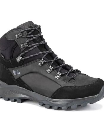 Sort Hanwag Mens Banks Gtx Black Asphalt - Hanwag SkoSneaksers  - 4047761448470