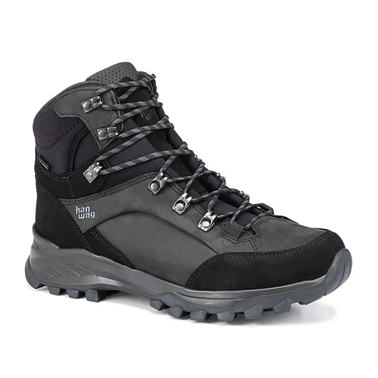 Sort Hanwag Mens Banks Gtx Black Asphalt - Hanwag SkoSneaksers - 4047761448470