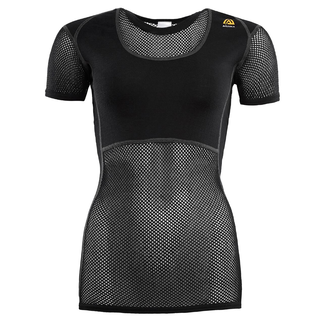 Sort Aclima Womens Woolnet Shirt Jet Black Small - Aclima Shirt - 7034041060399