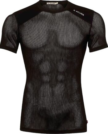 Sort Aclima Mens Woolnet Light Shirt Jet Black - Aclima Shirt  - 7034041104796