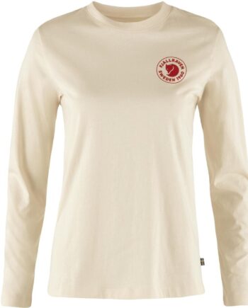 Hvid Fjallraven Womens 1960 Logo Shirt Chalk White 113 Large - Fjällräven Shirt  - 7323450908393