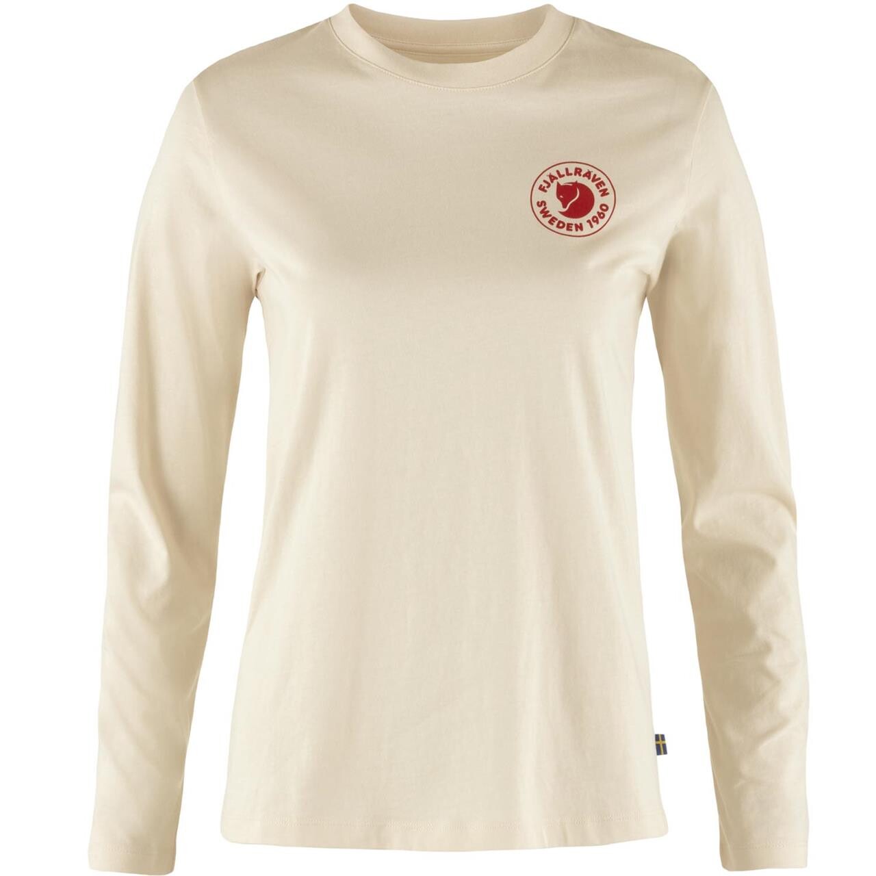 Hvid Fjallraven Womens 1960 Logo Shirt Chalk White 113 Large - Fjällräven Shirt - 7323450908393
