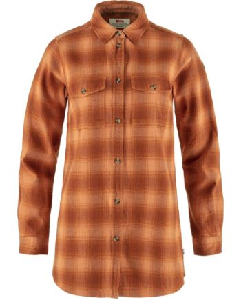 Brun (DESERT BR Fjallraven Womens Vik Twill Shirt Brun Desert Brn Autumn Leaf 242 215 Medium - Fjällräven Shirt  - 7323450937355