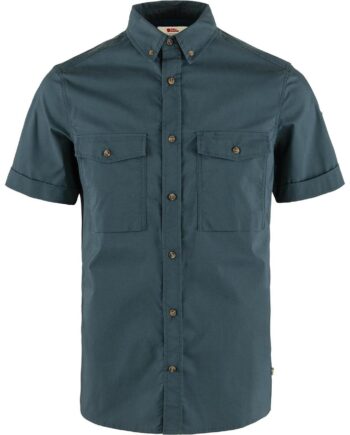 Blå (MOUNTAIN B Fjallraven Mens Vik Air Stretch Shirt Blå Mountain Blue 570 Medium - Fjällräven Shirt  - 7323451001895
