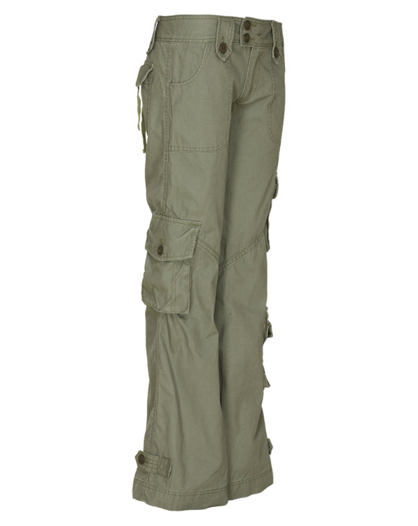 Olive Molecule Low Cut Combats Cargobukser Dame N - Molecule Jeans  - 5740032902211