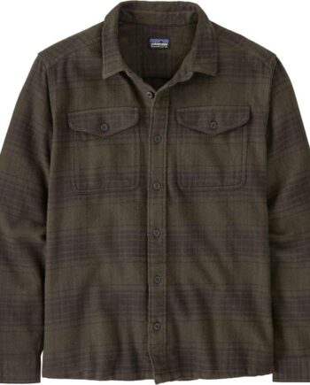 Grøn Patagonia Mens Fjord Flannel Shirt Cascade: Basin Green - Patagonia Shirt  - 196924481923