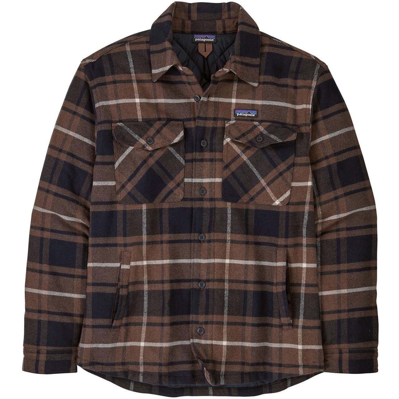 Brun (OUTDOOR: Patagonia Mens Insulated Fjord Flannel Shirt Brun Outdoor: Molasses Brown Medium - Patagonia Shirt  - 196924406230