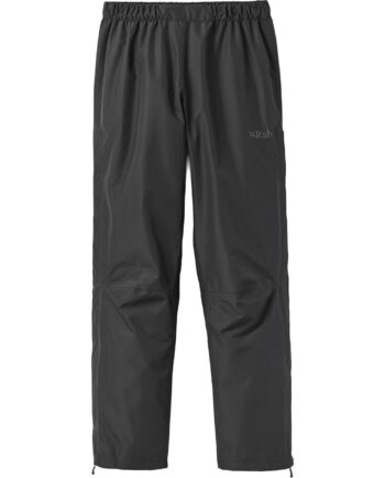 Sort Rab Mens Downpour Pants Black Lang - Rab Jeans  - 5059913199849