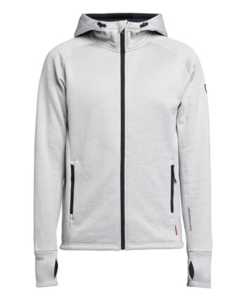 Tenson Txlite Midlayer Hoodie Herre 17403 Lysegrå Sweatee Shirt Sweatee Shirt - Tenson Shirt  - 7333020232629
