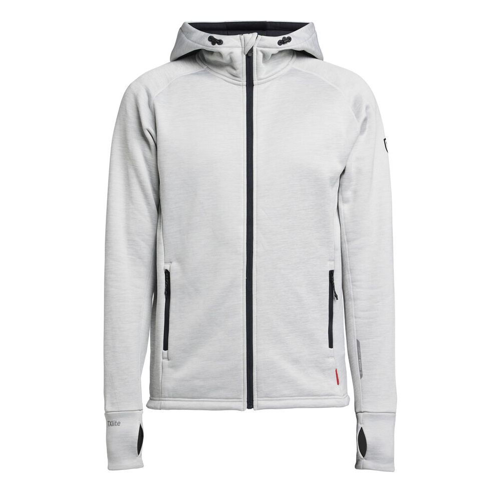 Tenson Txlite Midlayer Hoodie Herre 17403 Lysegrå Sweatee Shirt Sweatee Shirt - Tenson Shirt - 7333020232629