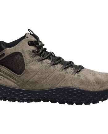 Sort Merrell Mens Wrapt Mid Grøn Olive Black - Merrell SkoSneaksers  - 195020593646