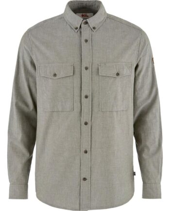 Grøn Fjallraven Mens Vik Chambray Shirt Laurel Green 625 Small - Fjällräven Shirt  - 7323451191619