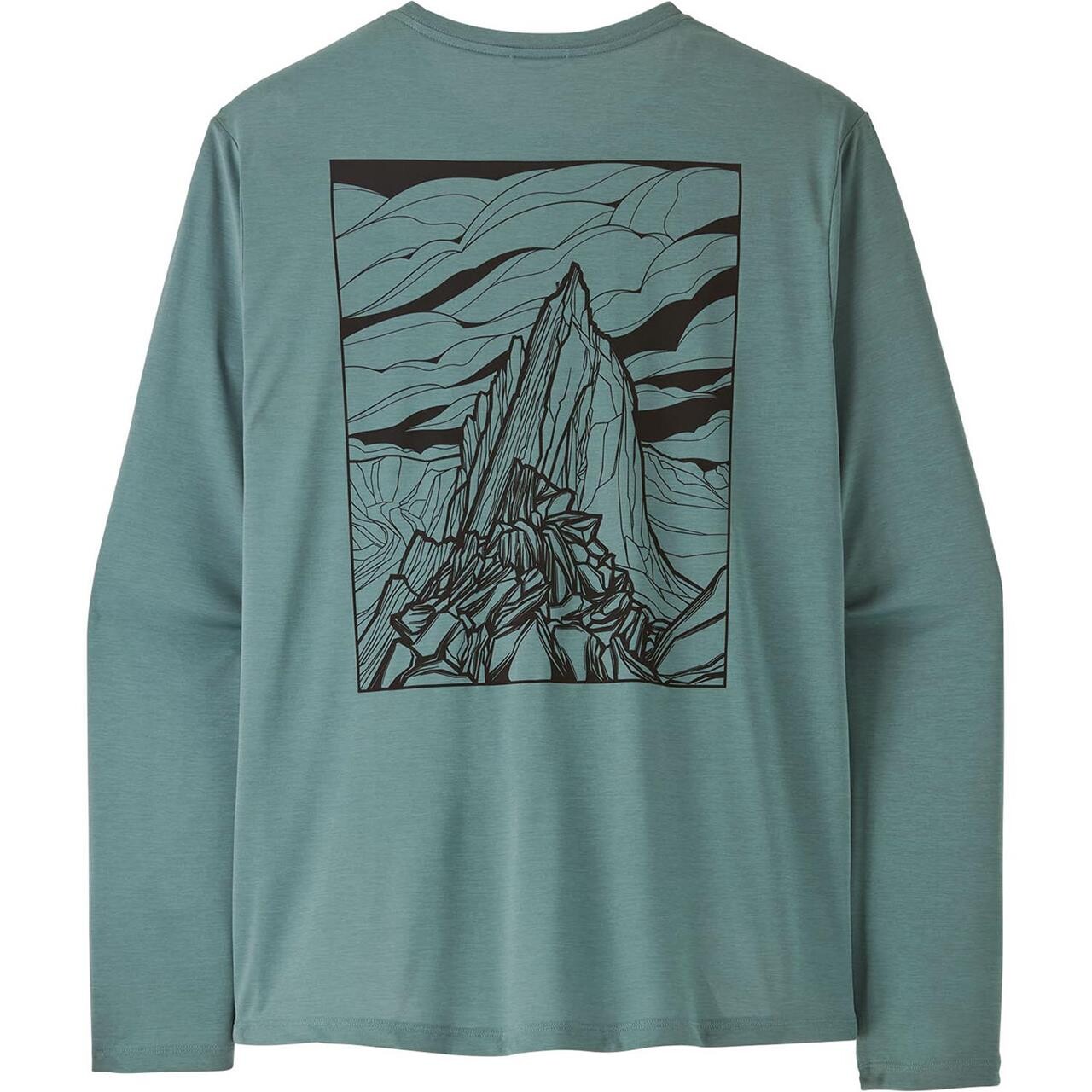 Blå (BLUE SAGE/ Patagonia Mens Cap Cool Daily Shirt Cloud Crag Blå Blue Sage Light Blue Sage Medium - Patagonia Shirt - 198077696735