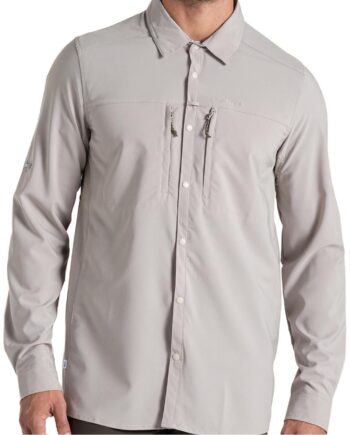 Hvid Craghoppers Mens Nosilife Pro Long Sleeved Shirt Parchment Large - Craghoppers Shirt  - 5063260092456