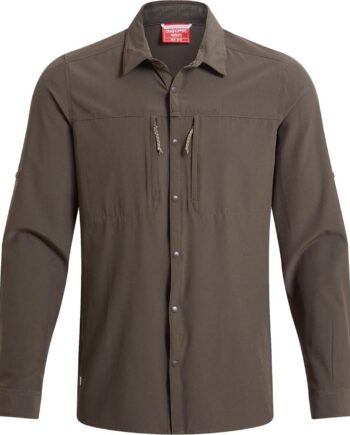 Grøn Craghoppers Mens Nosilife Pro Long Sleeved Shirt Woodland Green Large - Craghoppers Shirt  - 5063260001205