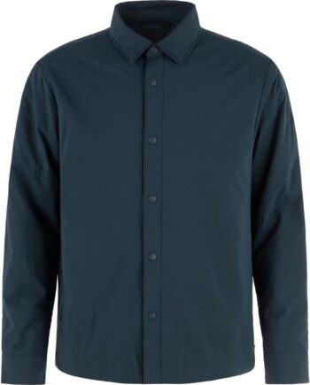Blå (DARK NAVY/ Fjallraven Mens Insulated Shirt Jacket Blå Dark Navy 555 Large - Fjällräven Shirt  - 7323451205118