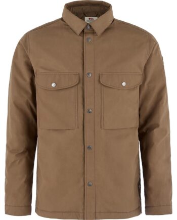 Brun (WOOD BROW Fjallraven Mens Vik Down Shirt Jacket Brun Wood Brown 265 Large - Fjällräven Shirt  - 7323451199141