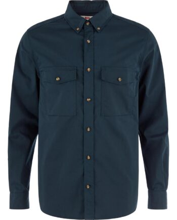 Blå (DARK NAVY/ Fjallraven Mens Vik 1000 Shirt Blå Dark Navy 555 Large - Fjällräven Shirt  - 7323451199806