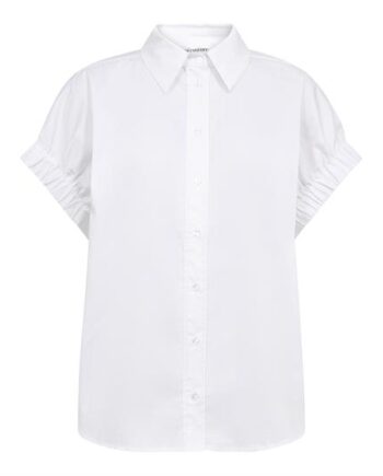 Hvid Couture Poppy Elastic Cuff Shirt White - Co Couture Shirt