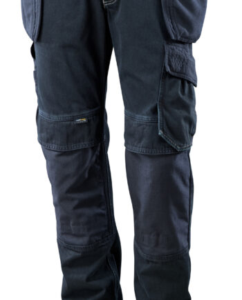 Mørkebla Denim Mascot Jeans Med Knæ Hængelommer Hardwear - Mascot® Jeans  - 5711074514991