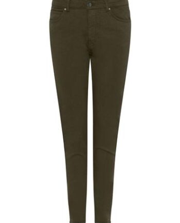 Oliven Cero Bukser Dame Dark Olive 448 - Cero Jeans  - 5713270190313