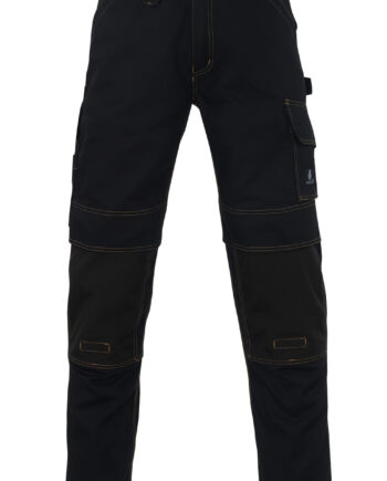 Sort Mascot Bukser Med Knælommer Young - Mascot® Jeans  - 5707209894403