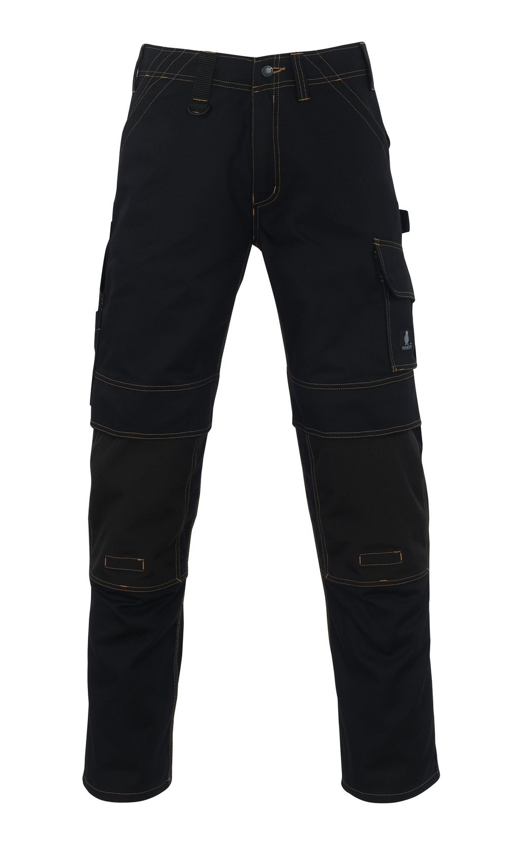 Sort Mascot Bukser Med Knælommer Young - Mascot® Jeans - 5707209894403
