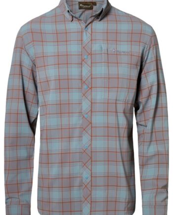 Aqua Grey Pinewood Abisko Trekking Insectsafe Shirt - Pinewood Shirt  - 7331090484481