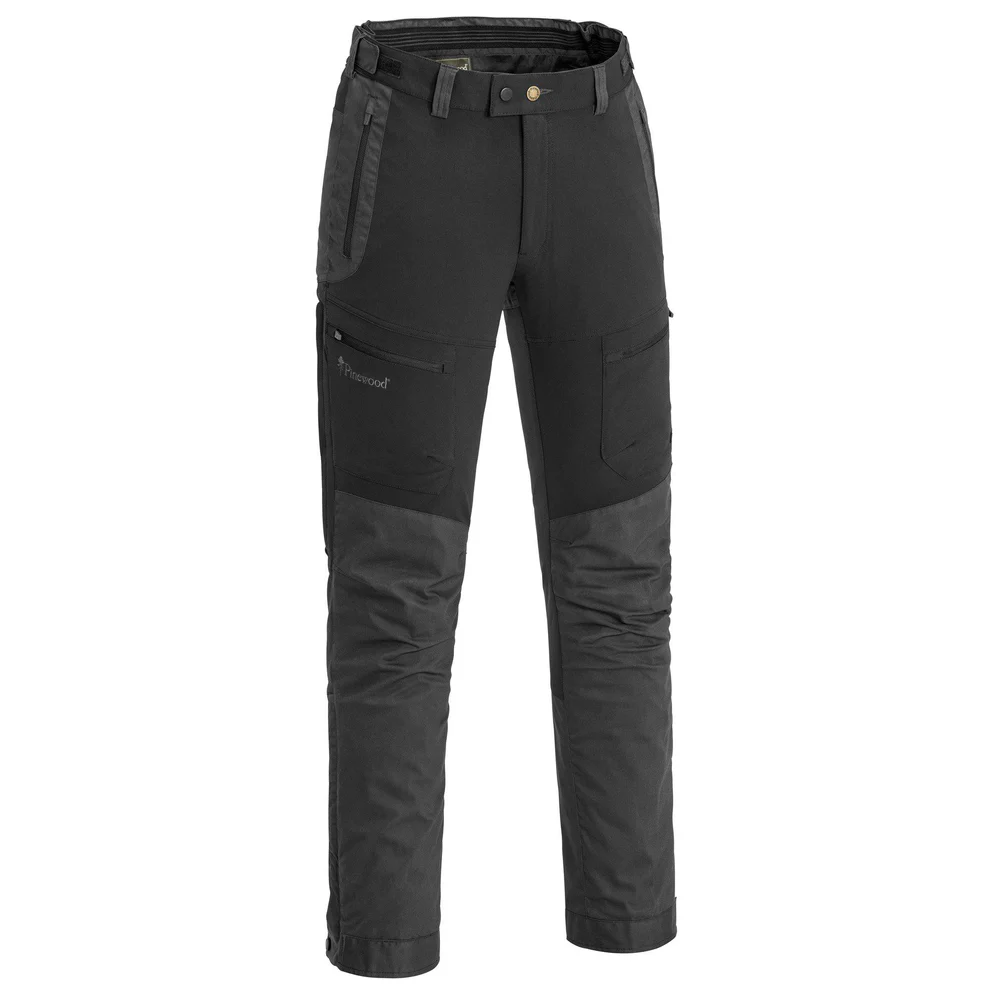 Sort Pinewood Finnveden Hybrid Extreme Bukser Black Anthracite - Pinewood Jeans - 7331090308060