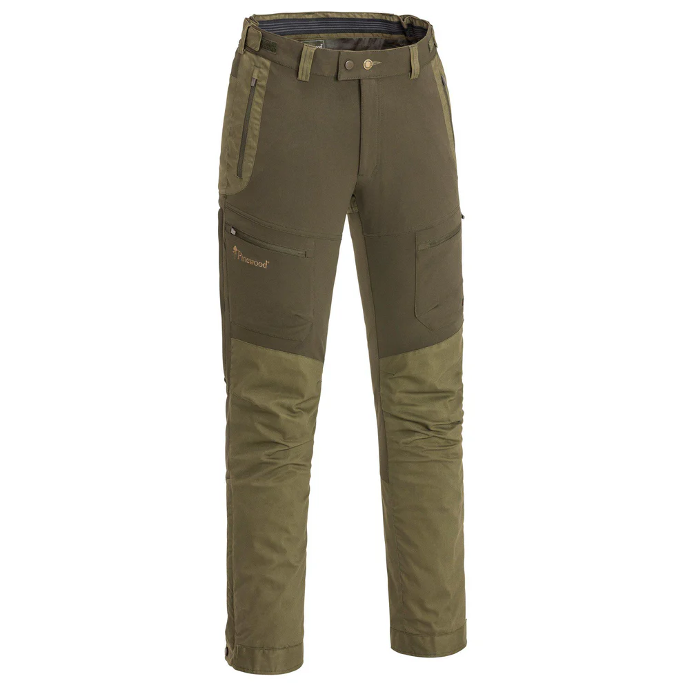 Dark Olive/H.Ol Pinewood Finnveden Hybrid Extreme Bukser Dark Olive Olive - Pinewood Jeans - 7331090308176