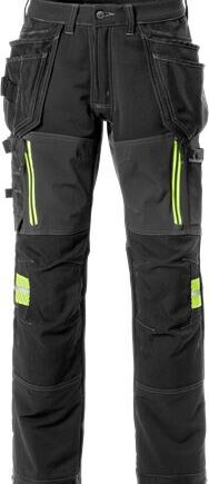 Sort Kansas Fristads Håndværker Stretch Buks - Jeans  - 7322302828766