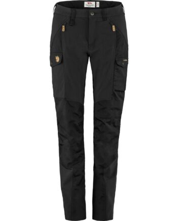 Sort Fjallraven Nikka Bukser Curved - Fjällräven Jeans  - 7323450105914