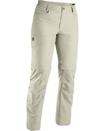 Light Beige Fjallraven Daloa Zip Off Bukser - Fjällräven Jeans  - 7392158857029