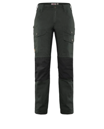 Sort Fjallraven Vidda Pro Ventilated Bukser Dame Dark Grey Black - Fjällräven Jeans  - 7323450529079