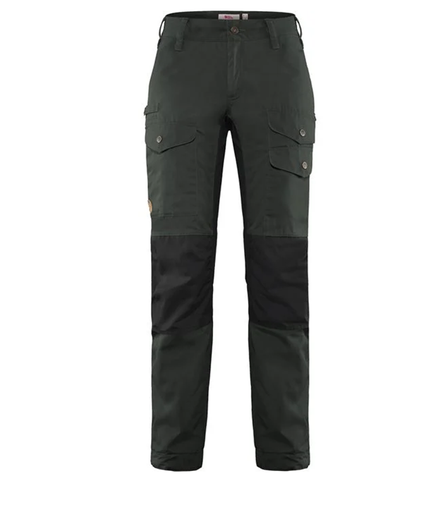 Sort Fjallraven Vidda Pro Ventilated Bukser Dame Dark Grey Black - Fjällräven Jeans - 7323450529079