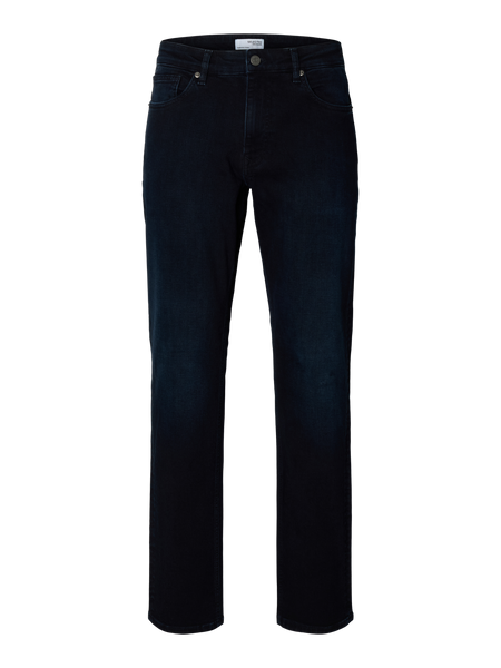 Sort Slh196 Straight Cleo Flex 614 Jns Nos - Selected Jeans - 5715831914185