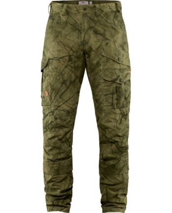 Grøn Fjallraven Barents Pro Hunting Bukser Green Camo Forest - Fjällräven Jeans  - 7323450544515