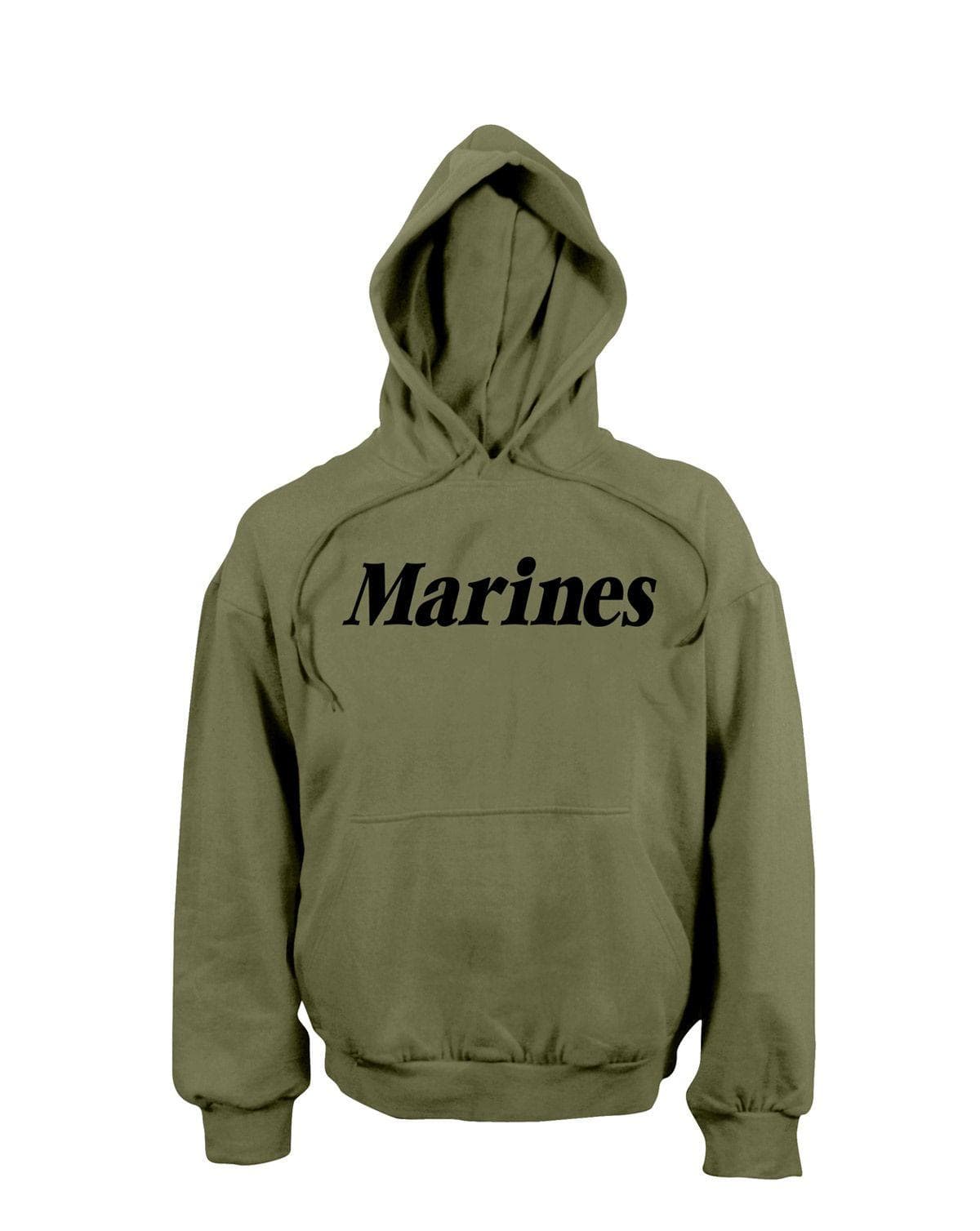 Olive W. Marine Rothco Trænings Sweatee Shirt Print Oliven Marines - Rothco Shirt - 613902917613
